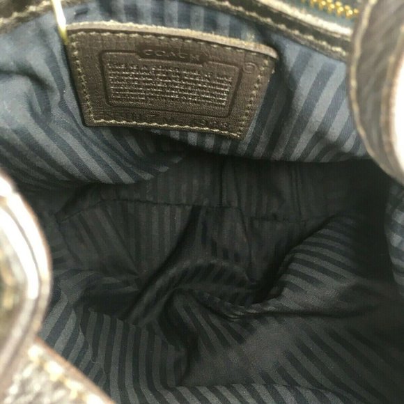 Coach Sonoma 4923 Vintage Small Petite Brown Pebbled Leather Bucket Shoulder Bag - Picture 3 of 12